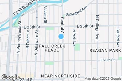Map image of the property - 2410 Central Ave