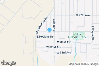 Map image of the property - 907 W 29th Ave