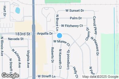 Map image of the property - 825 W Manor Ct