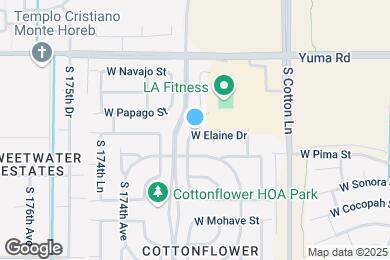 Map image of the property - 17268 W Elaine Dr