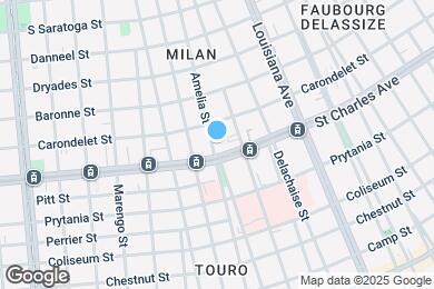 Map image of the property - 3625 Saint Charles Ave