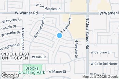 Map image of the property - 1213 W Stottler Dr