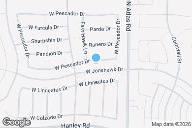 Map image of the property - 3420 W Pescador Dr