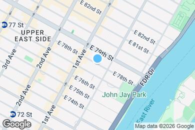 Map image of the property - 442 E 78th St