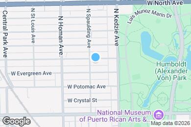 Map image of the property - 3249 W Hirsch St