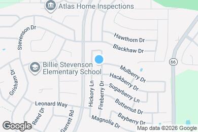 Map image of the property - 707 Fireberry Dr