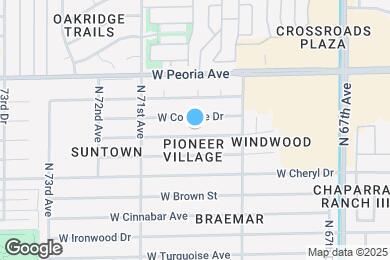 Map image of the property - 6944 W Comet Ave