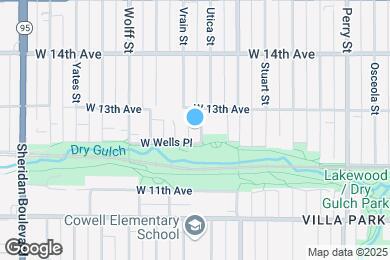 Map image of the property - 1245 Utica St