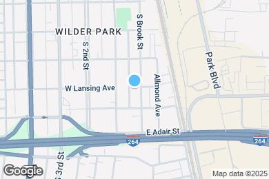 Map image of the property - 4320 S Brook St