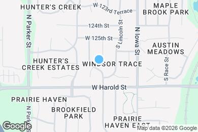 Map image of the property - 12615 S Clinton St