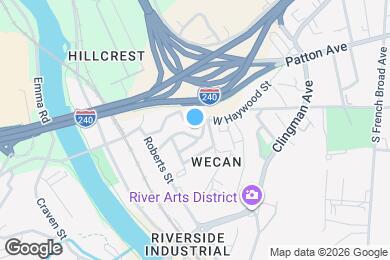 Map image of the property - 413 W Haywood St