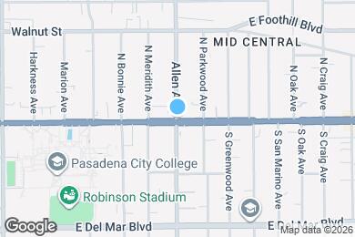 Map image of the property - 1431 1/2 N Allen Ave