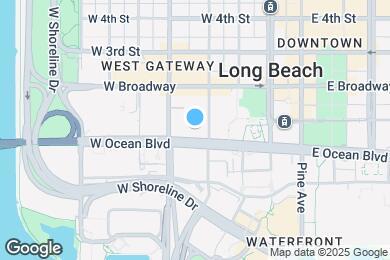 Map image of the property - 411 W Ocean Blvd