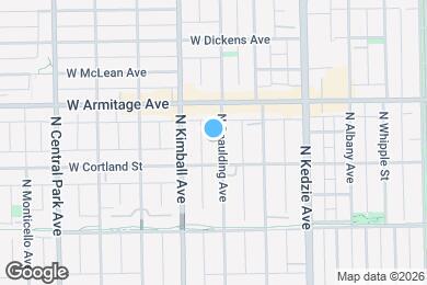 Map image of the property - 1918 N Spaulding Ave