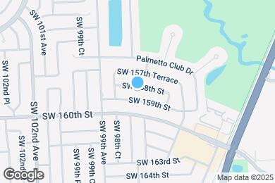 Map image of the property - 9798 SW 158th St