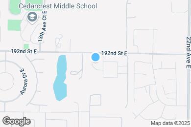 Map image of the property - 19219 15th Ave Ct E