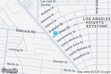 Map image of the property - 2322 W Olmos Dr