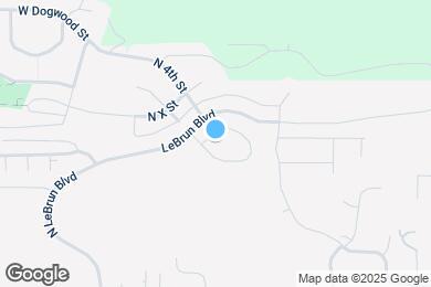 Map image of the property - 356 N V St