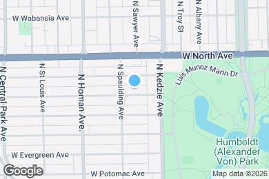 Map image of the property - 3242 W Le Moyne St