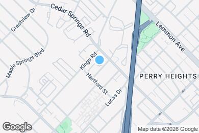 Map image of the property - 4605 Cedar Springs Rd