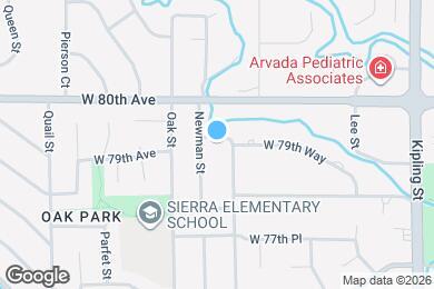 Map image of the property - 10660 W 79th Pl