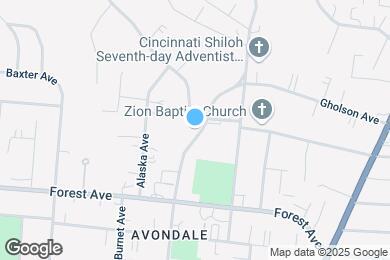 Map image of the property - 3601 Harvey Ave