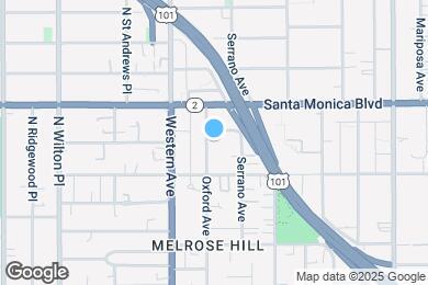 Map image of the property - 1034 N Oxford