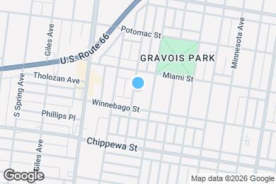 Map image of the property - 3634 Tennessee Ave
