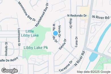 Map image of the property - 418 W Redondo Dr