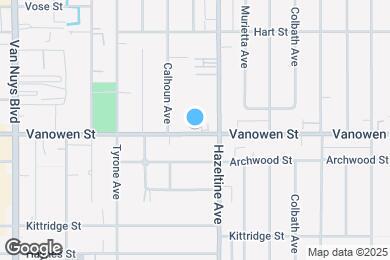 Map image of the property - 14129 Vanowen St