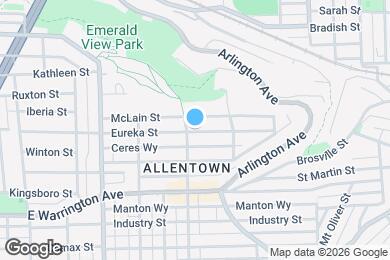 Map image of the property - 807 Eureka St