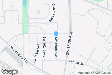Map image of the property - 1075 SW 160th Ave