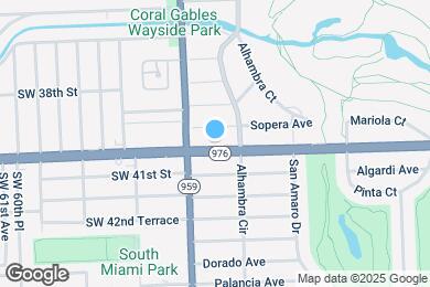 Map image of the property - 1543 Bird Rd