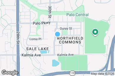 Map image of the property - 3670 Paonia St