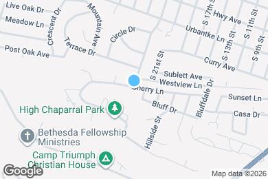Map image of the property - 1307 Sherry Ln