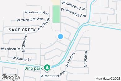 Map image of the property - 12694 W Flower St