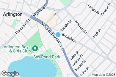 Map image of the property - 393 Massachusetts Ave