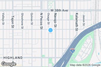 Map image of the property - 3532 Osage St