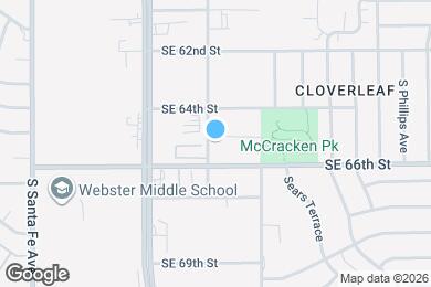 Map image of the property - 6600 S Stiles Ave