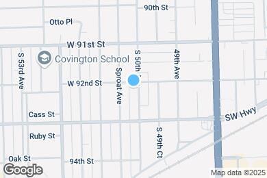 Map image of the property - 9206 S 50th Ave
