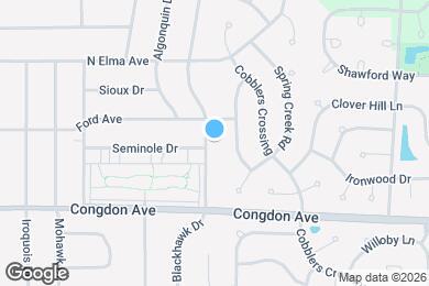 Map image of the property - 1159 Blackhawk Dr