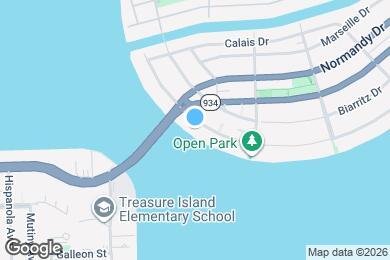 Map image of the property - 2016 Bay Dr