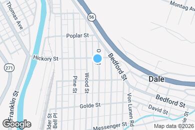 Map image of the property - 412 Oak St
