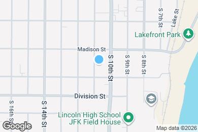 Map image of the property - 1321 S 11th St