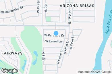Map image of the property - 11801 W Paradise Dr