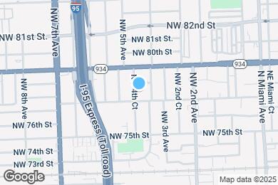 Map image of the property - 7727 NW 4th Ct