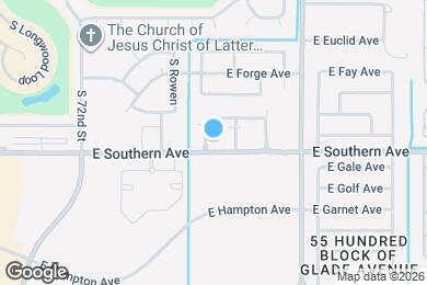 Map image of the property - 1157 S Amulet