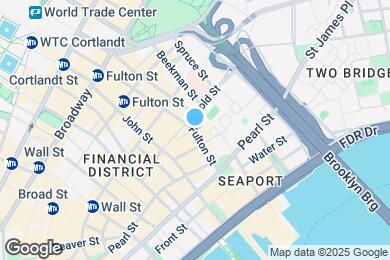 Map image of the property - 77 Fulton St