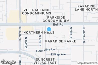 Map image of the property - 1814 E Juniper Ave
