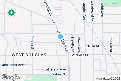 Map image of the property - 805 Douglas Ave